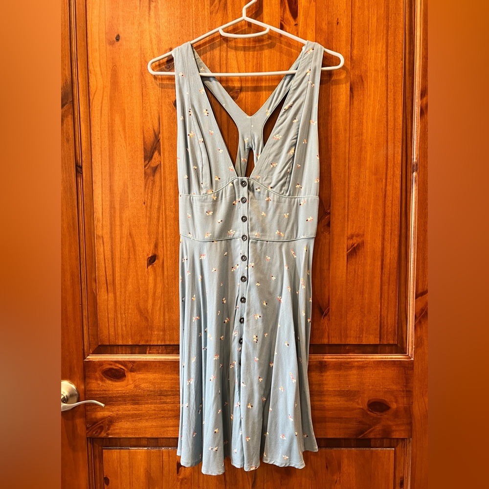 Cooperative (Urban Outfitters) Floral Button-Down Dress